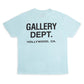 Gallery Dept. Souvenir T-shirt Baby Blue - Supra Sneakers