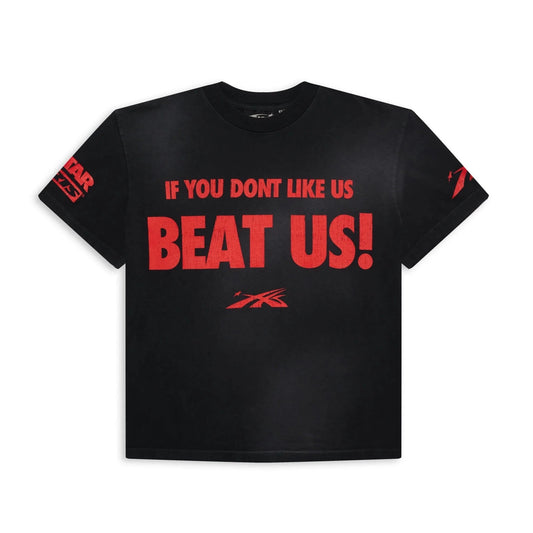 Hellstar Sports Beat Us! T-Shirt (Red/Black) - Supra Sneakers