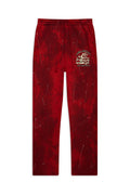 Pantaloni della tuta Tye-Dye Rossi di Hellstar Sports