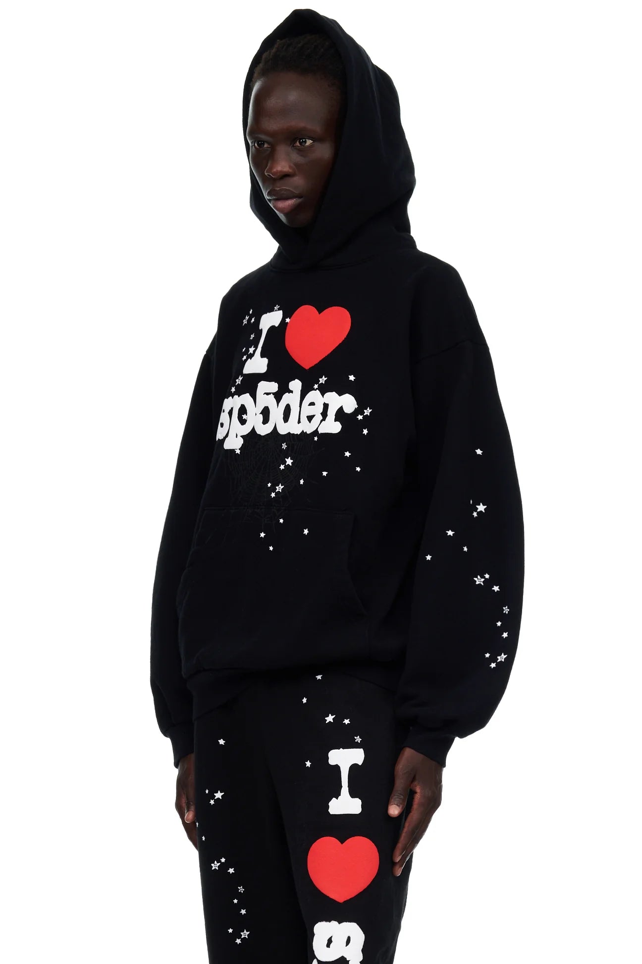 I Love Sp5der Souvenir Hoodie Black - Supra Sneakers