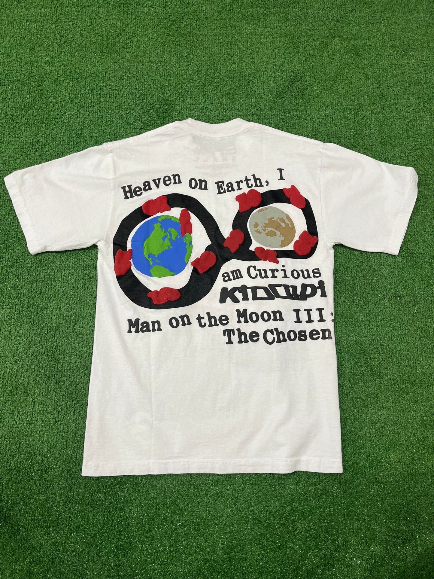 Kid Cudi CPFM For MOTM III Heaven on Earth T-shirt White - Supra Sneakers
