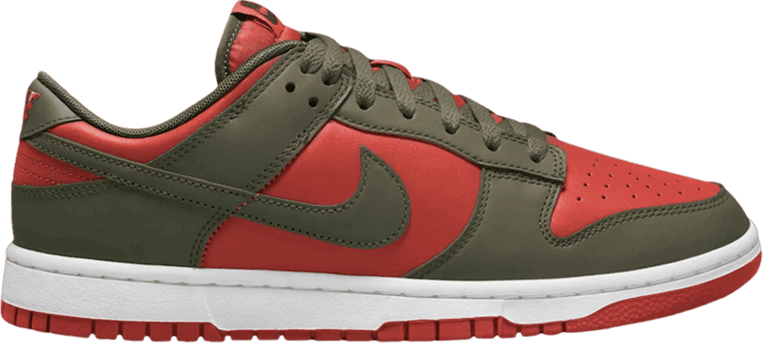 Nike Dunk Low Cargo Khaki Mystic Red - Supra Sneakers