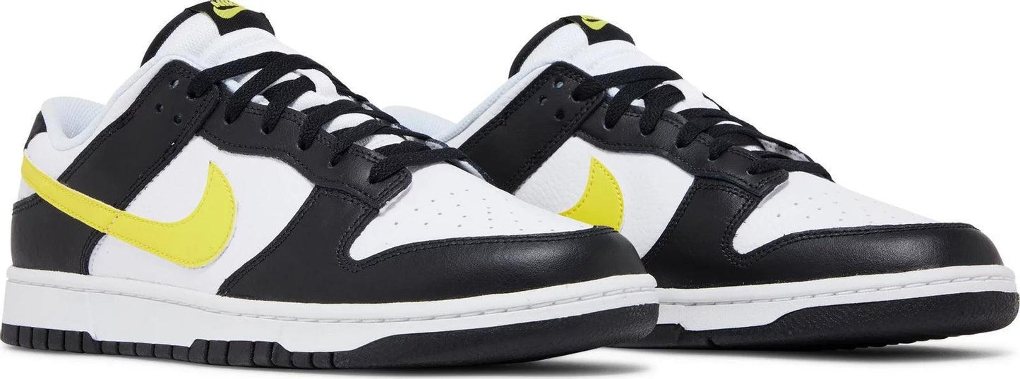 Nike Dunk Low Panda Yellow Swoosh - Supra Sneakers