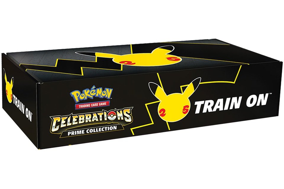 Pokémon TCG 25th Anniversary Celebrations Prime Collection Box - Supra Sneakers