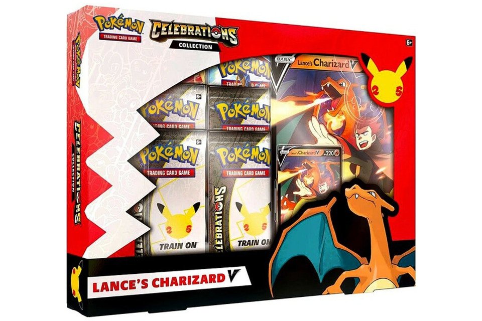 Pokémon TCG 25th Anniversary Celebrations V Box Lances Charizard V - Supra Sneakers
