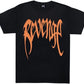 Revenge Orange Arch T-shirt Black - Supra Sneakers