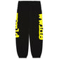 Sp5der Black & Yellow Beluga Sweatpants - Supra Sneakers