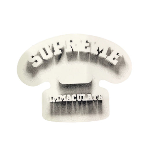 Supreme Immaculate Sticker - Supra Sneakers