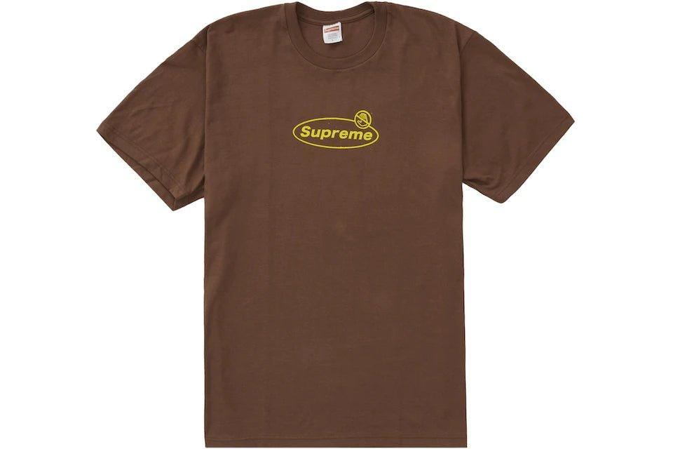 Supreme Warning Tee Brown - Supra Sneakers