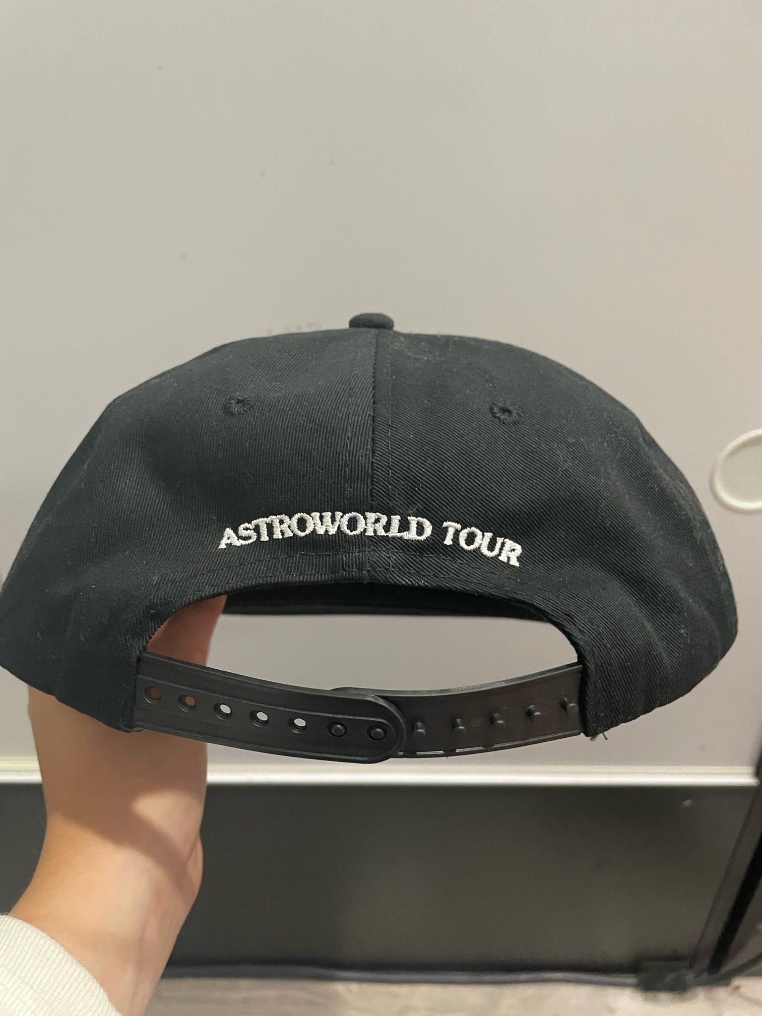 Travis Scott Astroworld Tour Wish You Were Here Hat Black - Supra Sneakers