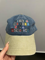 Travis Scott Birds in the Trap Washed Denim Hat Blue / Green - Supra Sneakers - Image 2