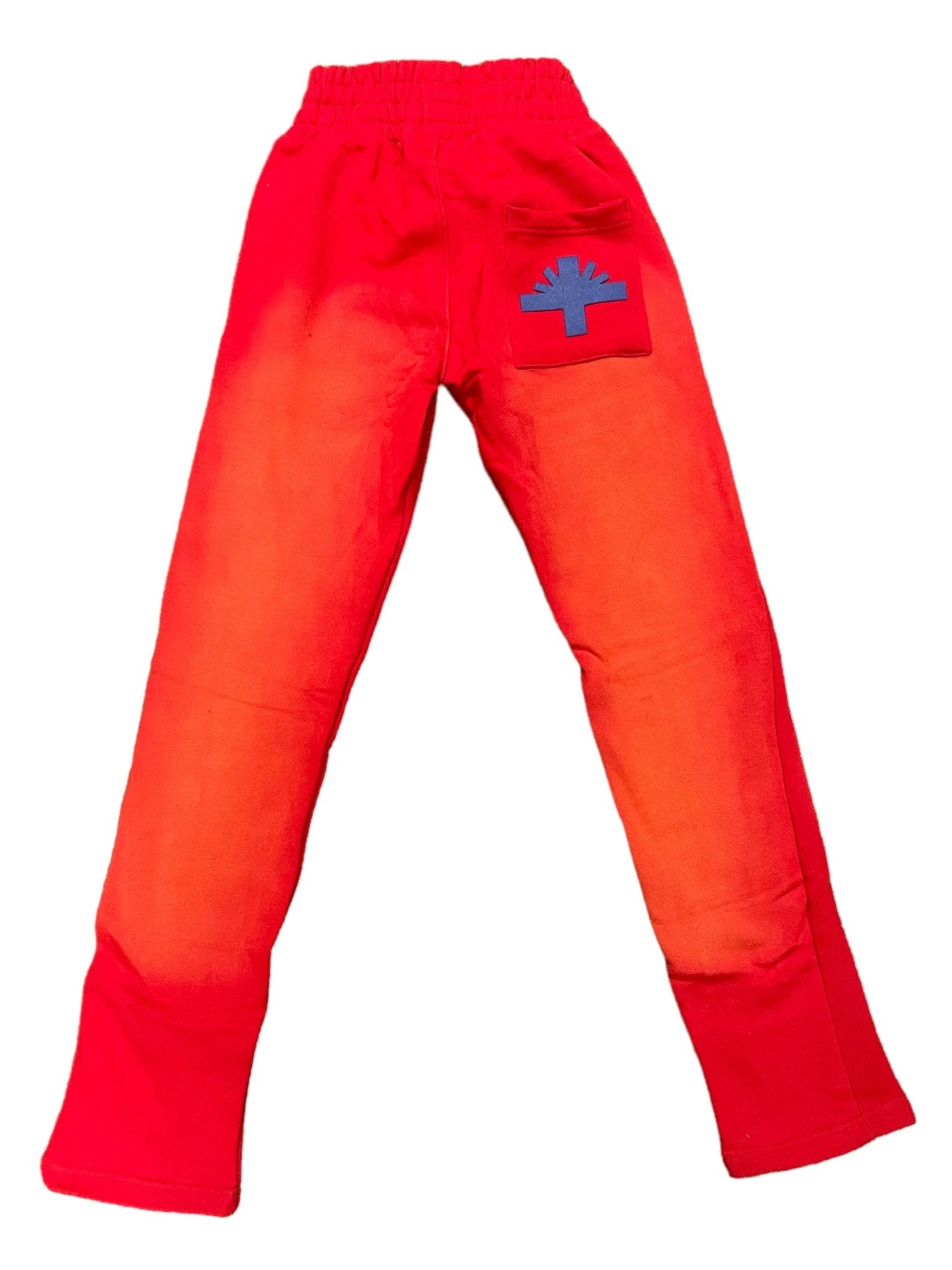 Vertabrae C-2 Sweat Pants Washed (Red & Blue) - Supra Sneakers