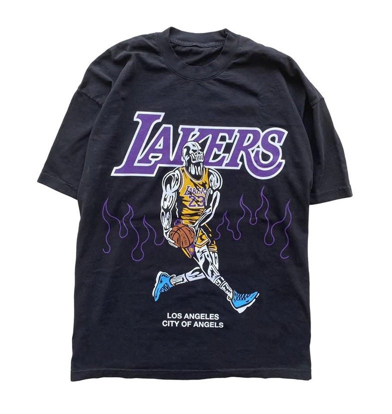 Warren Lotas x NBA Lebron Lakers Tee - Supra Sneakers